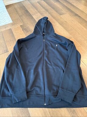 Polo by Ralph Lauren Navy Full-Zip Hoodie Sweatshirt